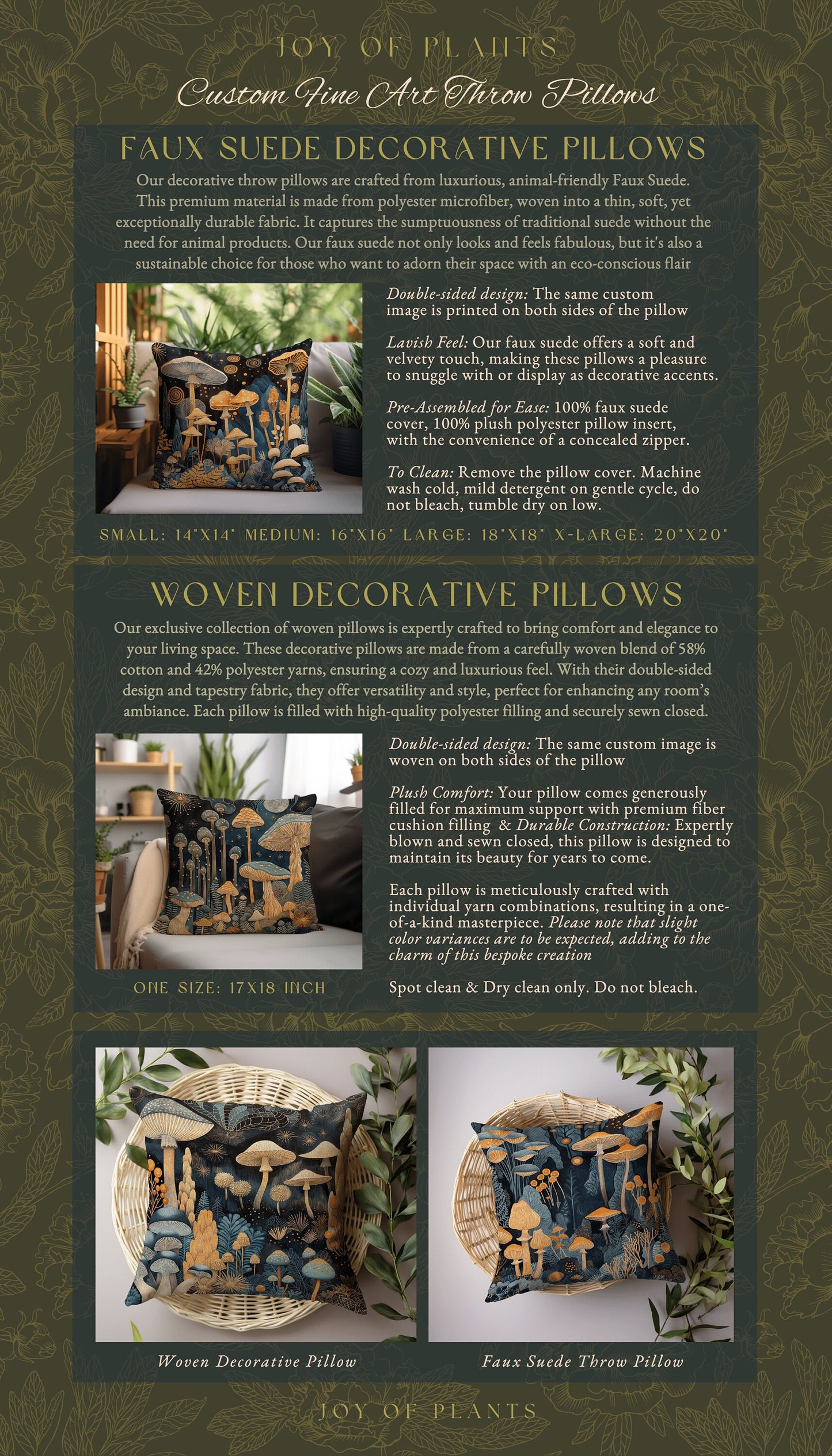 Whimsical Mushroom Tote Bag | Ethereal Gift for Mushroom Lover Fairy Mystical Bag Woven Dark Cottagecore Satchel Mycology Gift for Forager