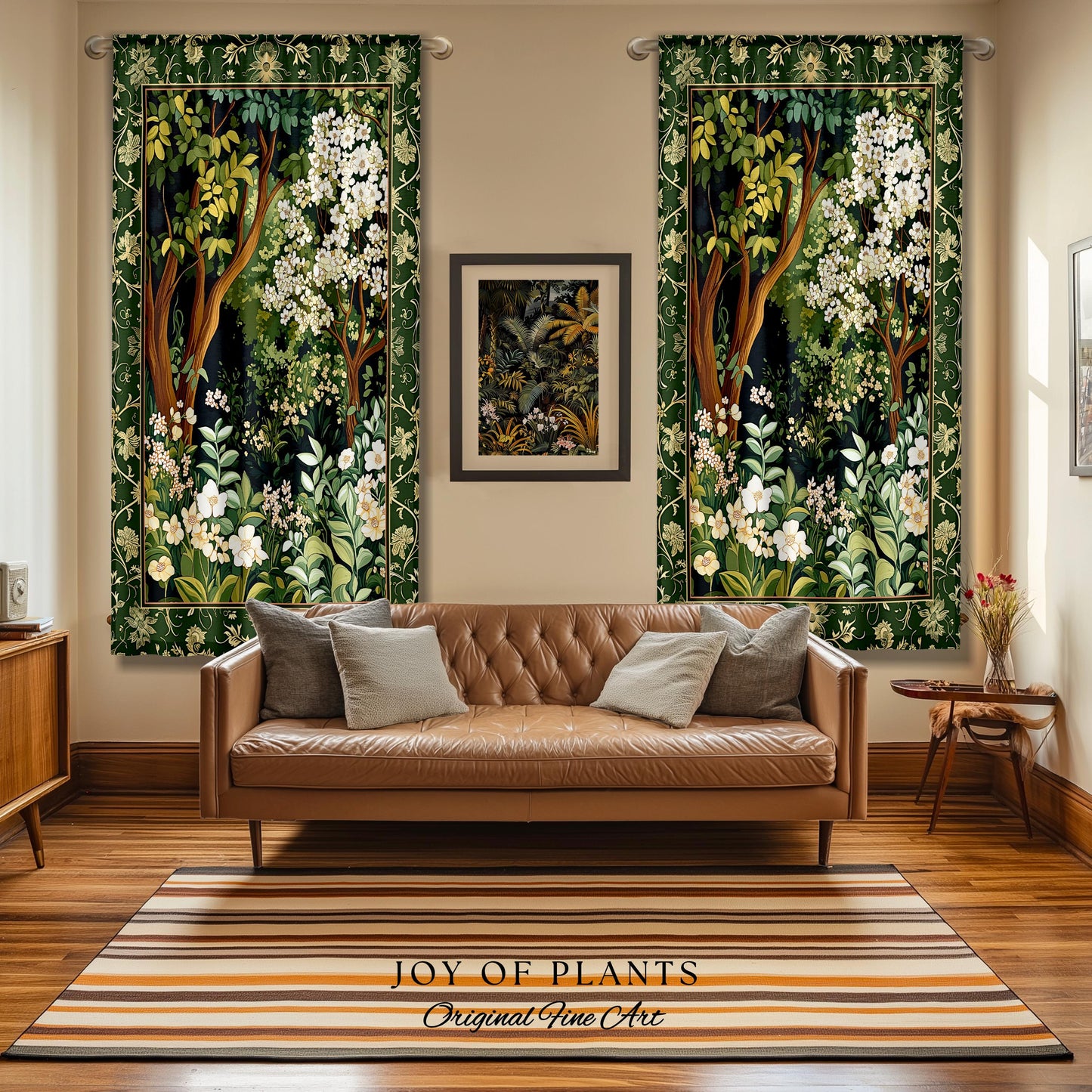 Wildflower Meadow Botanical Curtains Fairy Inspired Bedroom | Cottagecore Folklore Decor Ethereal Aesthetic Bohemian Fairycore Drapes Boho