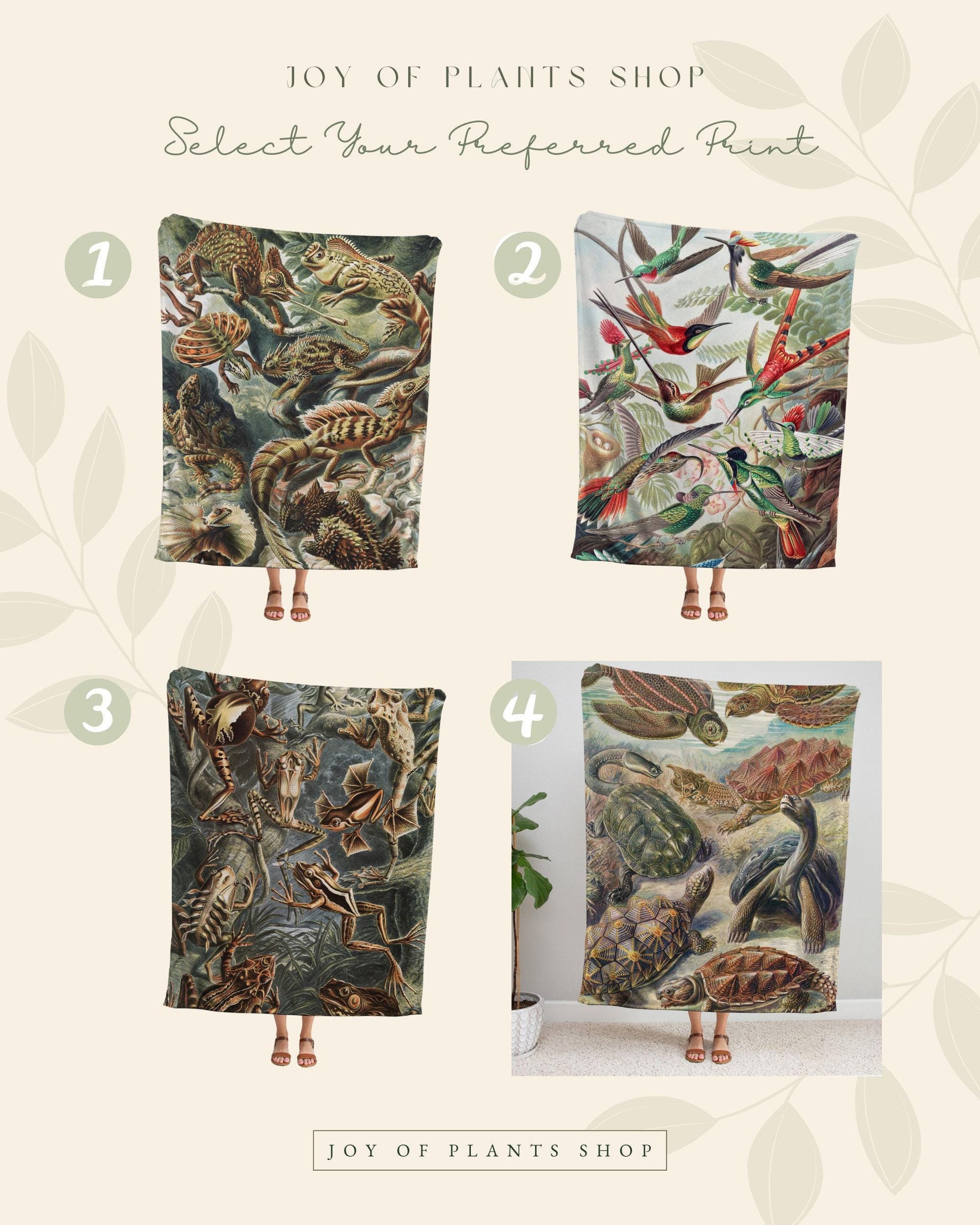 Wall Art Lizard Woven Tapestry | Ernst Haeckel Art Woven Throw Blanket | Lizard Art Woven Blanket Cotton | Maximalist Decor Wall Tapestry |