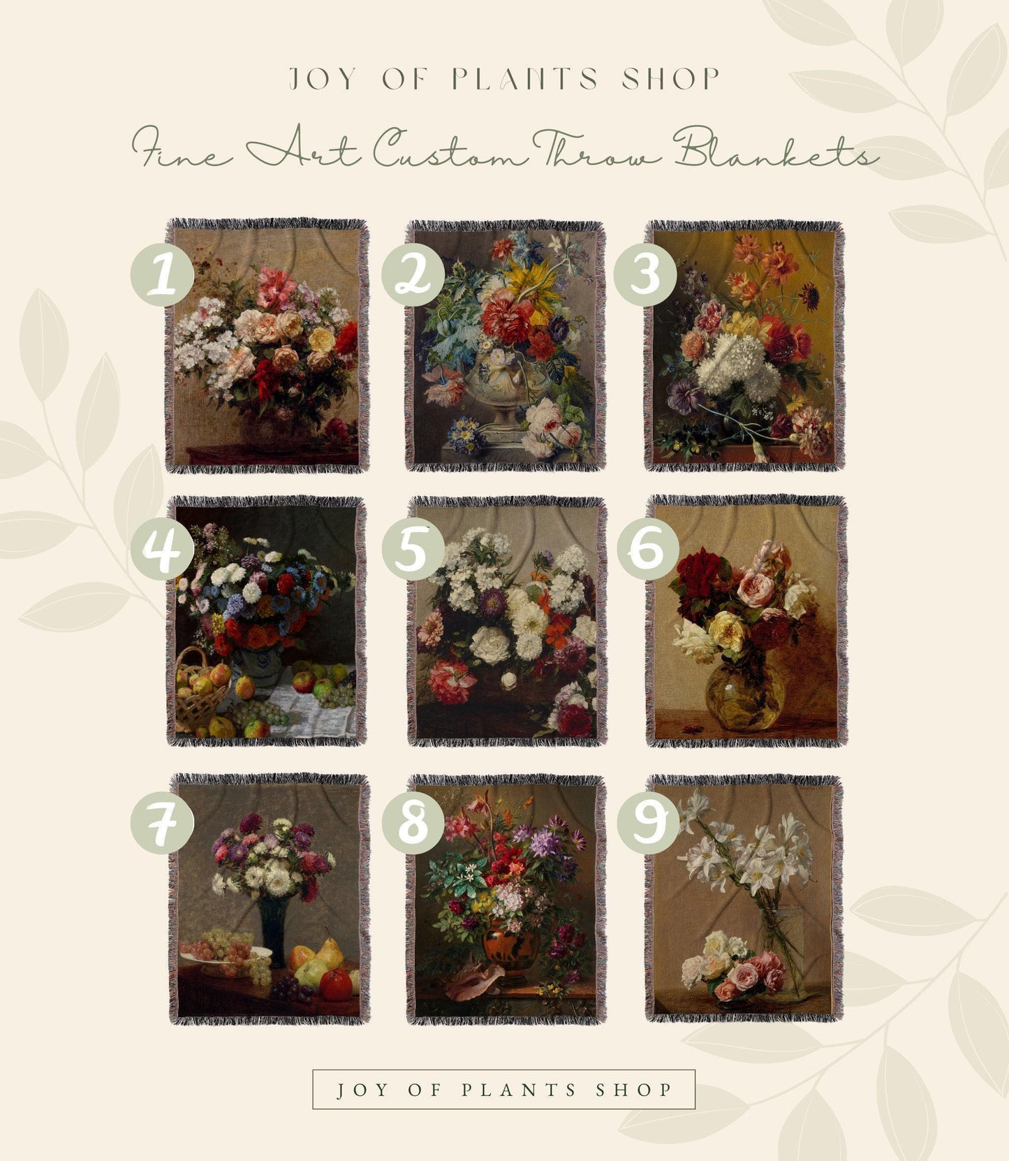 Vintage Floral Woven Blanket | Dark Cottagecore Decor Woven Throw Blanket | Victorian Gothic Decor Woven Tapestry Vintage Throw Blanket Goth