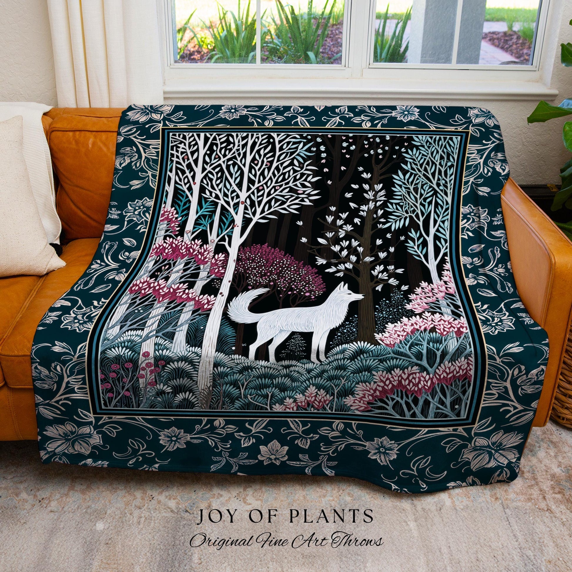 Storybook Folklore Boho Woven Wall Tapestry | Pastel Aesthetic Playful Nursery Wall Art Whimsical Botanical Nursery Scandinavian Folklore |