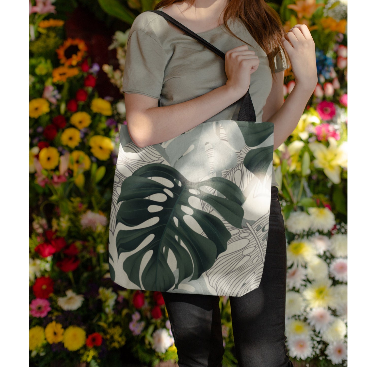 Plant Lovers Tote Bag | Plant Lady Gift | Monstera Plant Tote Bag | Plant Lady Gift Botanical Tote Bag | Monstera Plant Mom Tote Bag Gift |