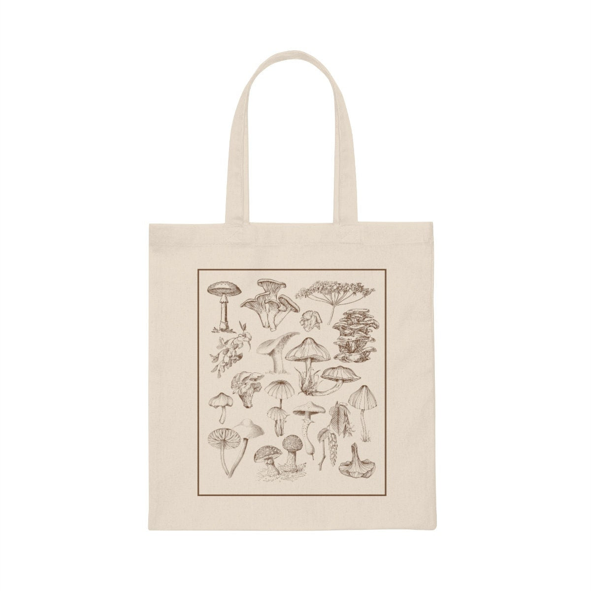 Mushroom Bag | Mushroom Tote | Tote Bag Aesthetic | Mushroom Tote Bag | Canvas Tote Bag Aesthetic | Cottage Core | Messenger Bag School |