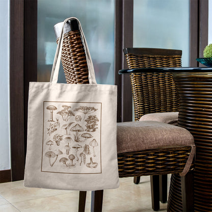 Mushroom Tote Bag | Mushroom Bag | Mushroom Tote | Tote Bag Aesthetic | Canvas Tote Bag Aesthetic Cottagecore | Messenger Bag School |