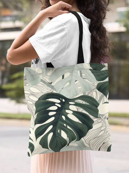 Plant Lovers Tote Bag | Plant Lady Gift | Monstera Plant Tote Bag | Plant Lady Gift Botanical Tote Bag | Monstera Plant Mom Tote Bag Gift |