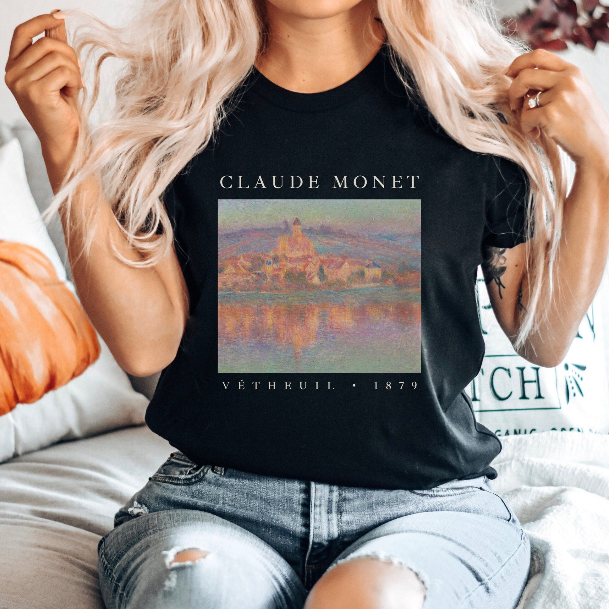 Impressionism Art History Shirt | Monet Sweatshirt | Monet Painting Art History T Shirts | Artsy Aesthetic Sweatshirt Claude Monet Painting