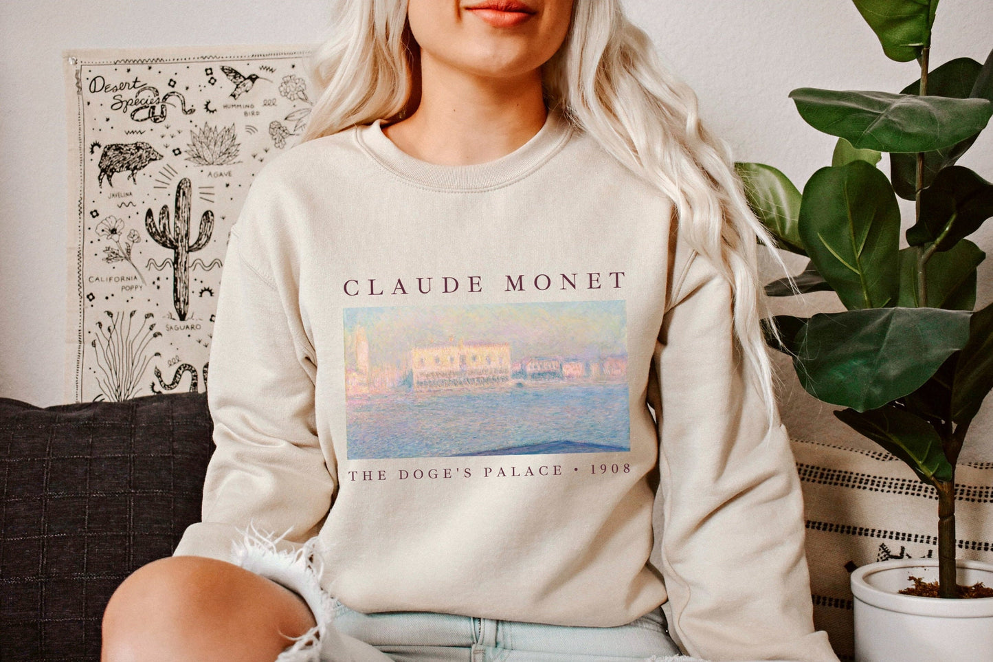 Impressionism Art History Shirt | Monet Sweatshirt | Monet Painting Art History T Shirts | Artsy Aesthetic Sweatshirt Claude Monet Painting