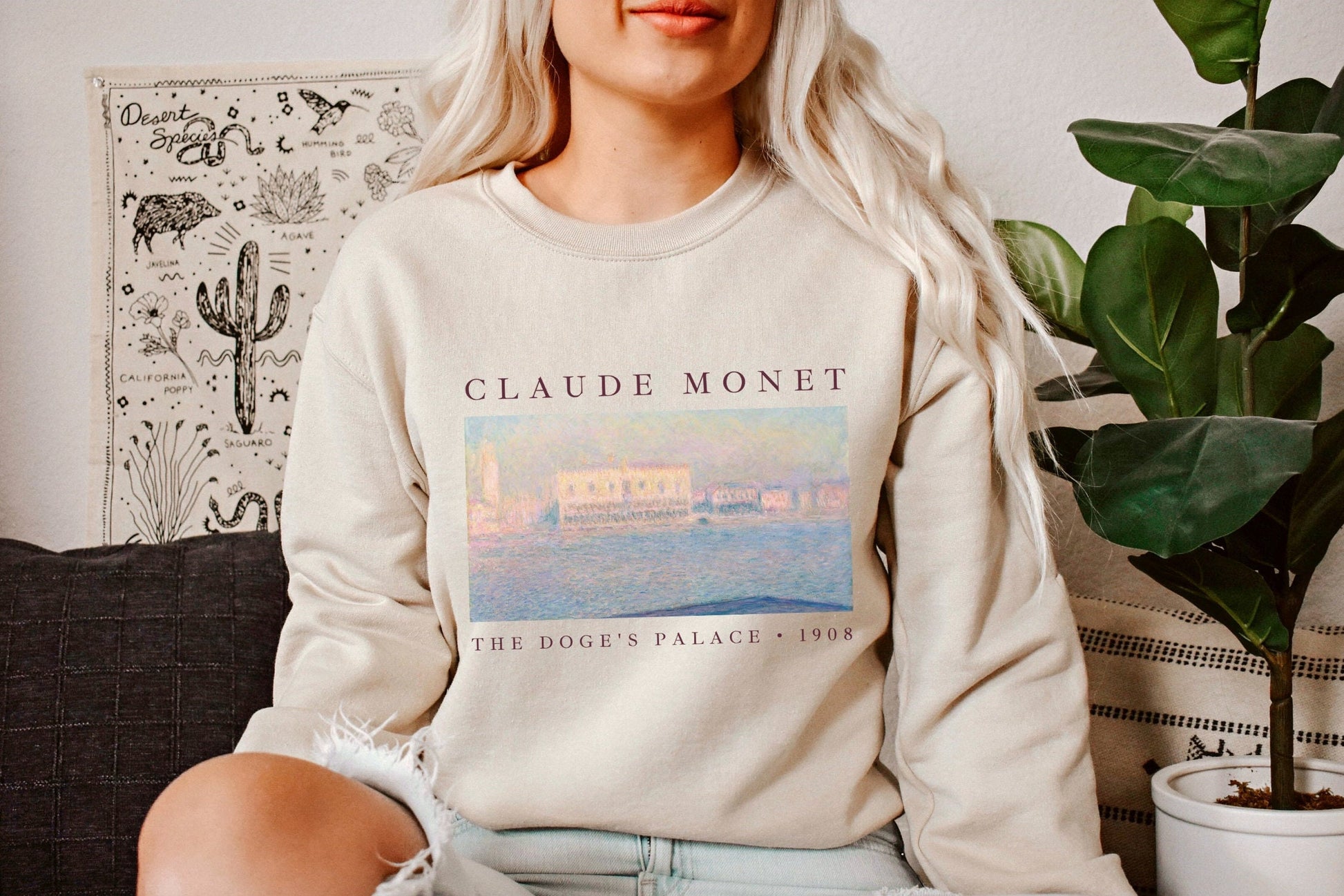 Impressionism Art History Shirt | Monet Sweatshirt | Monet Painting Art History T Shirts | Artsy Aesthetic Sweatshirt Claude Monet Painting
