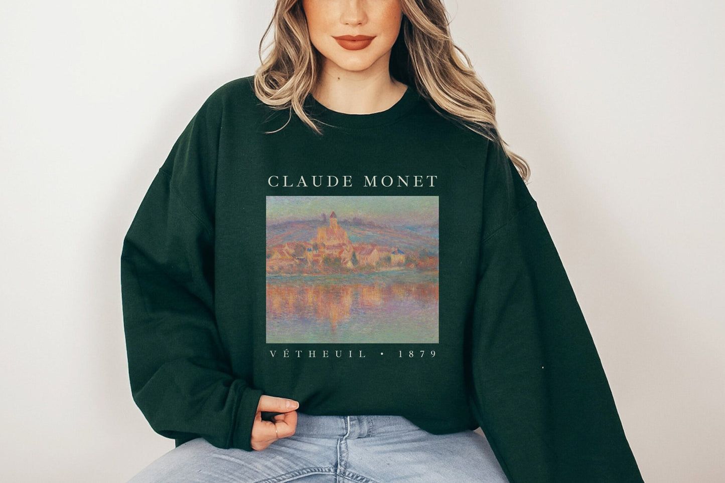 Impressionism Art History Shirt | Monet Sweatshirt | Monet Painting Art History T Shirts | Artsy Aesthetic Sweatshirt Claude Monet Painting