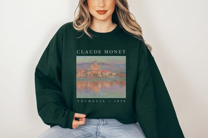 Impressionism Art History Shirt | Monet Sweatshirt | Monet Painting Art History T Shirts | Artsy Aesthetic Sweatshirt Claude Monet Painting