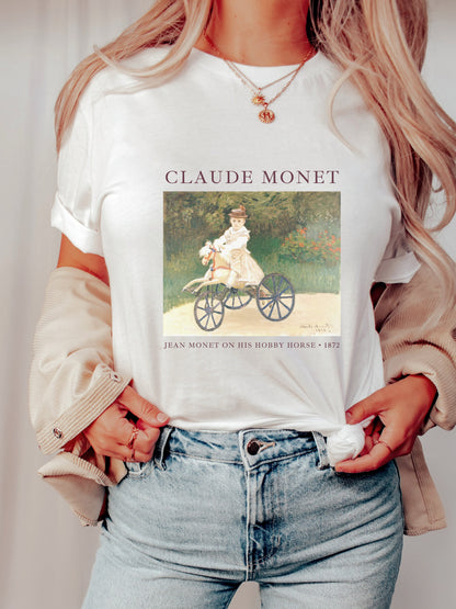 Claude Monet Shirt | Monet Sweatshirt | Monet Painting Art History T Shirts | Impressionism Artsy Aesthetic Sweatshirt Claude Monet Painting