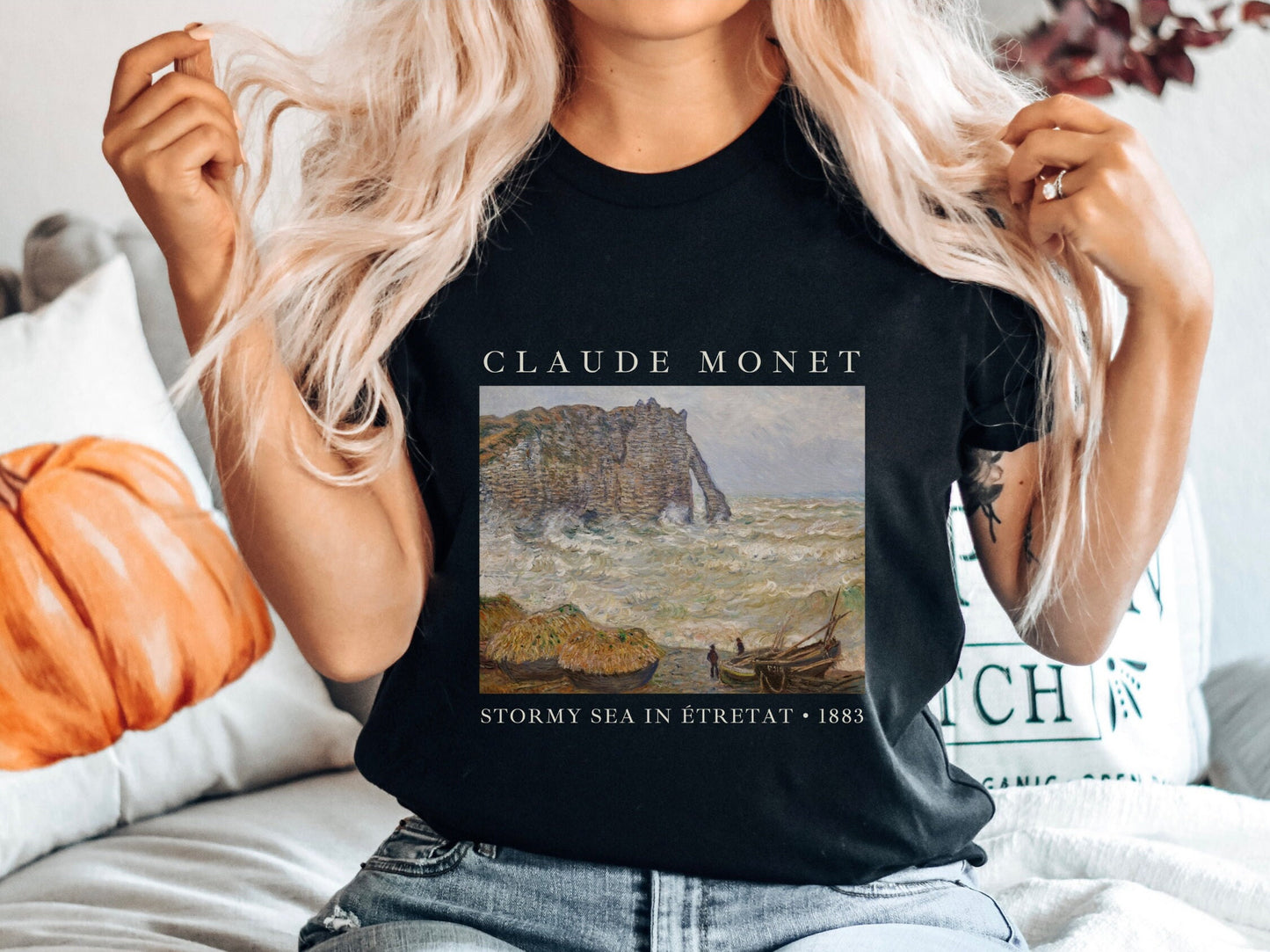 90s Aesthetic Monet Shirt | Monet Sweatshirt | Monet Painting Art History T Shirts | Artsy Academia Aesthetic Sweatshirt Claude Monet Tshirt