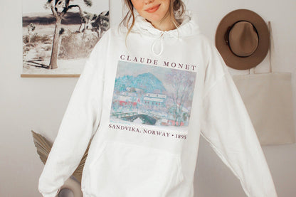 Aesthetic Claude Monet Shirt | Monet Sweatshirt | Monet Painting Art History T Shirts | Artsy 90s Aesthetic Sweatshirt Claude Monet Painting