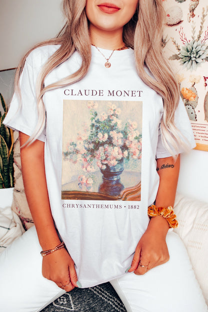 Impressionism Art History Shirt | Monet Sweatshirt | Monet Painting Art History T Shirts | Artsy Aesthetic Sweatshirt Claude Monet Painting