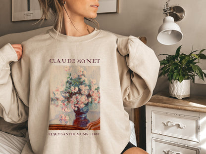 Impressionism Art History Shirt | Monet Sweatshirt | Monet Painting Art History T Shirts | Artsy Aesthetic Sweatshirt Claude Monet Painting