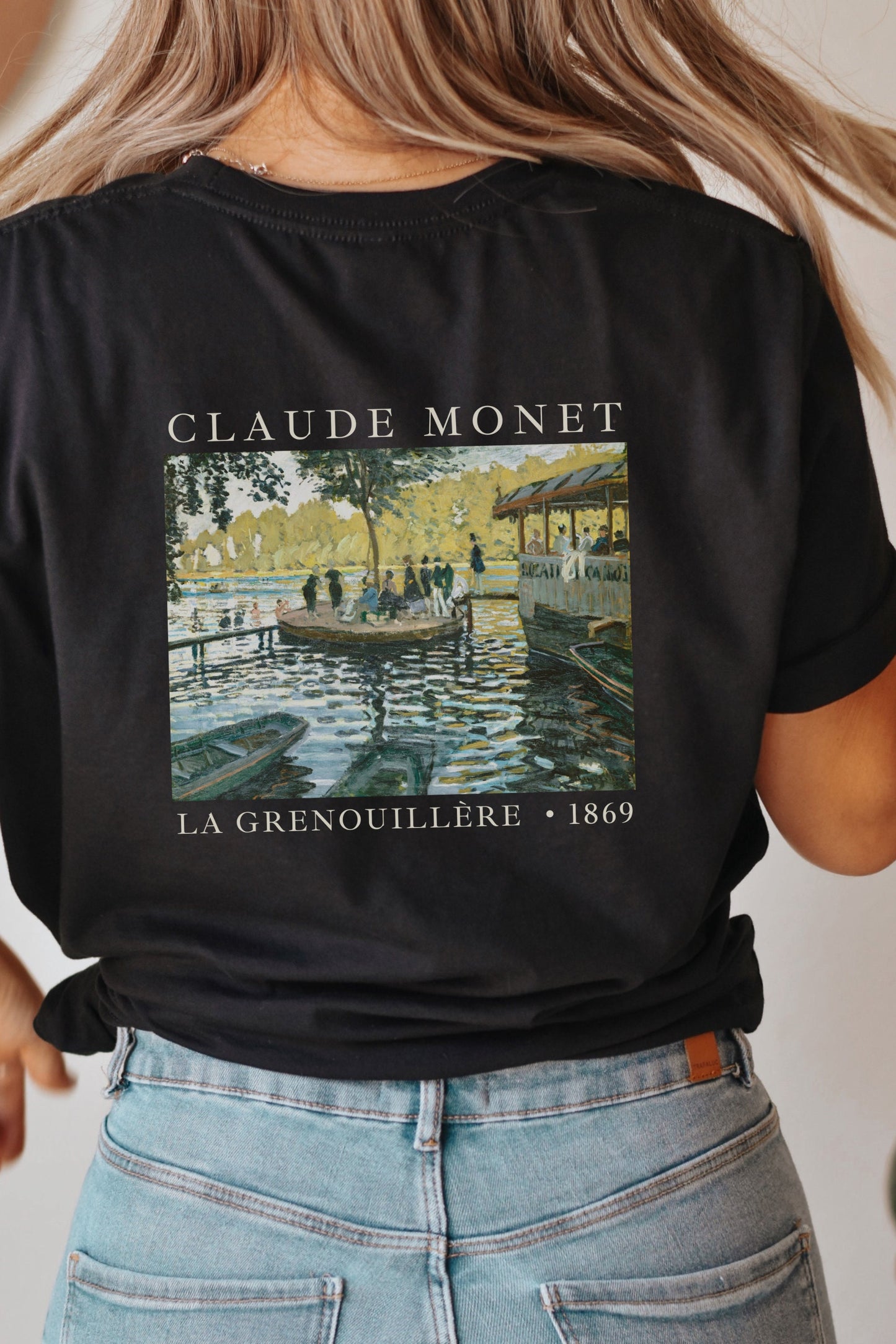 Dark Academia Art Shirt | Monet Sweatshirt | Monet Painting Art History T Shirts | Artsy Aesthetic Sweatshirt | Claude Monet Painting Tshirt