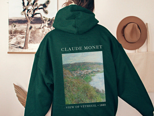 Claude Monet Shirt | Monet Sweatshirt | Monet Painting Art History T Shirts | Impressionism Artsy Aesthetic Sweatshirt Claude Monet Painting