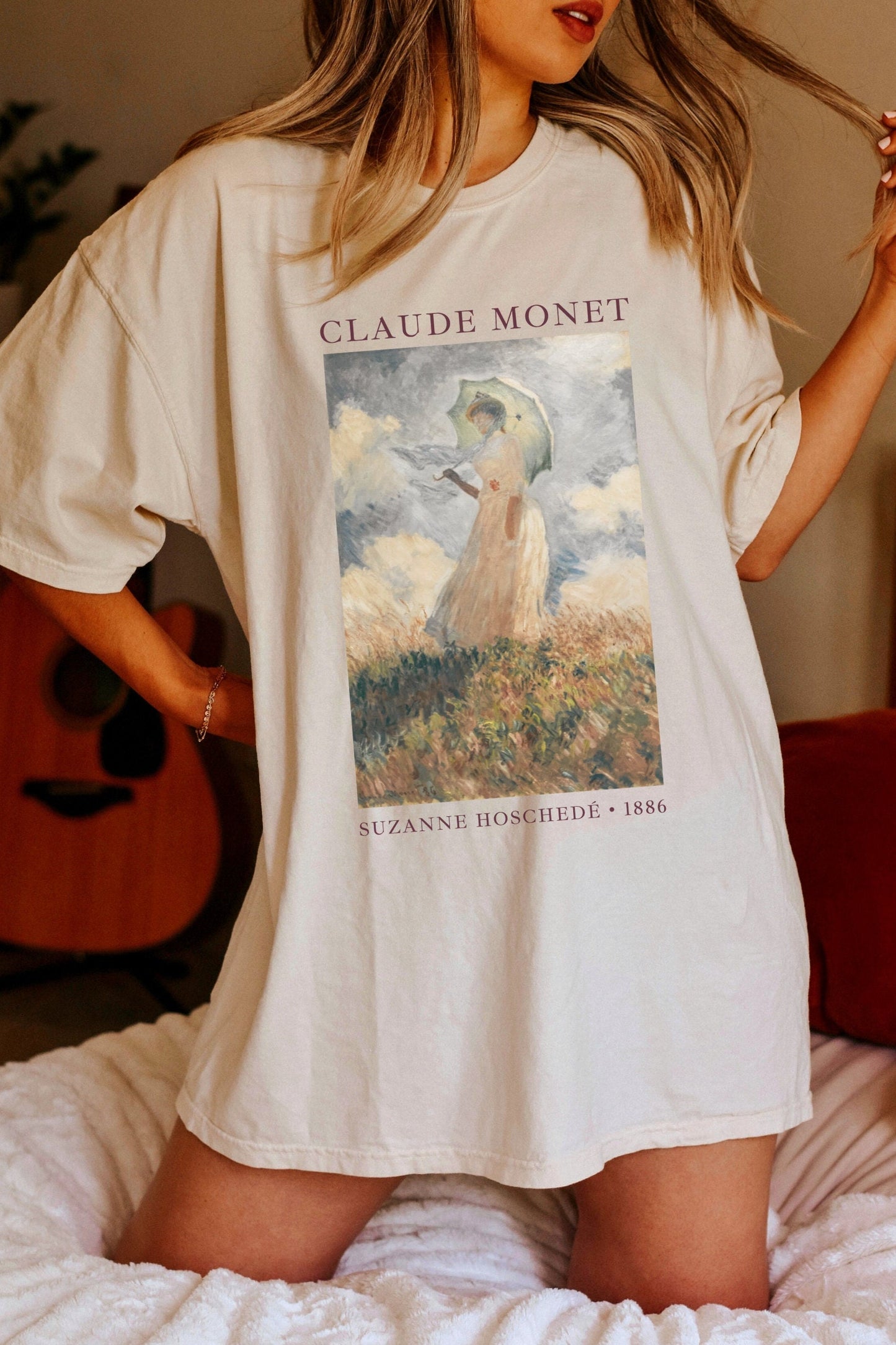 90s Aesthetic Monet Shirt | Monet Sweatshirt | Monet Painting Art History T Shirts | Artsy Academia Aesthetic Sweatshirt Claude Monet Tshirt