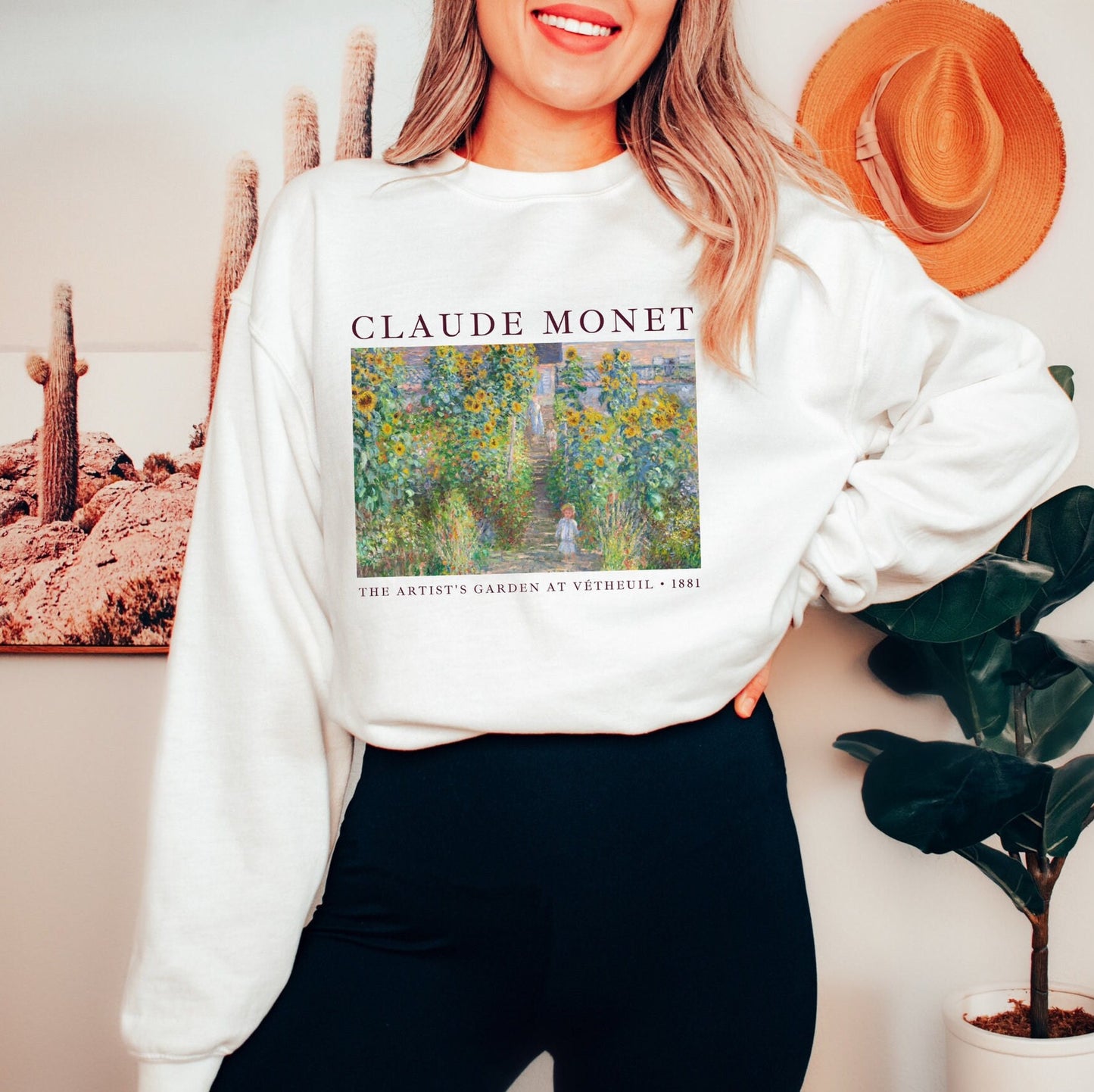 Claude Monet Water Lilies Painting | Famous Art Shirt | Monet Sweatshirt | Art History T Shirts | Artsy 90s Aesthetic | Monet Water Lilies |