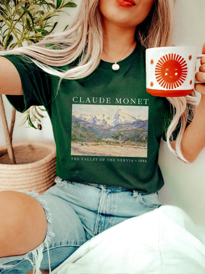 Camille on the Beach | Vintage Monet Sweatshirt | Monet Painting Art History T Shirts | Artsy 90s Aesthetic Sweatshirt Claude Monet Painting