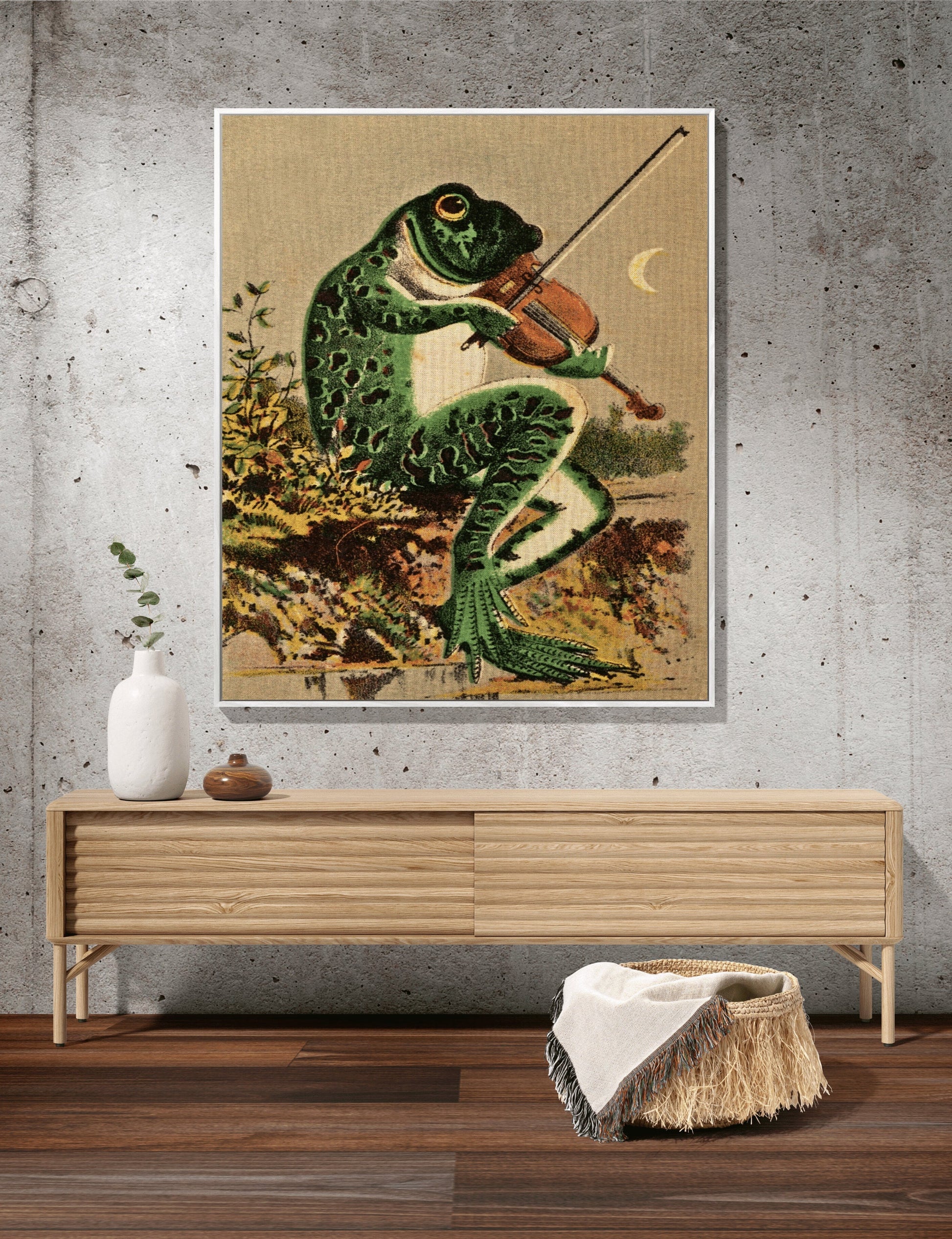 Vintage Toad Tapestry | Funny Tapestry Woven | Art Blanket Woven | Frog Aesthetic Tapestry Cottagecore Decor | Frog and Toad Woven Tapestry