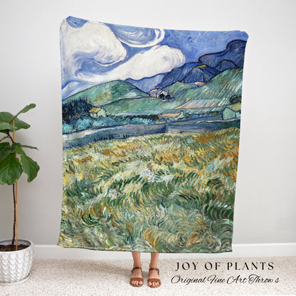 Van Gogh Painting Woven Tapestry | Dark Academia Tapestry Aesthetic | Vincent Van Gogh Woven Blanket | Art Teacher Gift | Custom Art Blanket