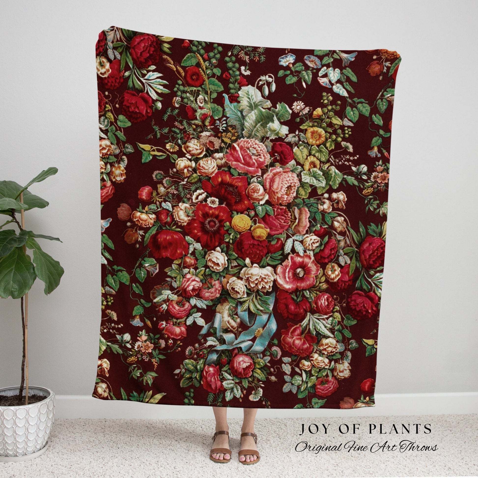 Floral Tapestry Vintage Tapestry Victorian Gothic Decor Woven Tapestry Aesthetic Cottagecore Blanket Woven Colorful Vintage Throw Blanket