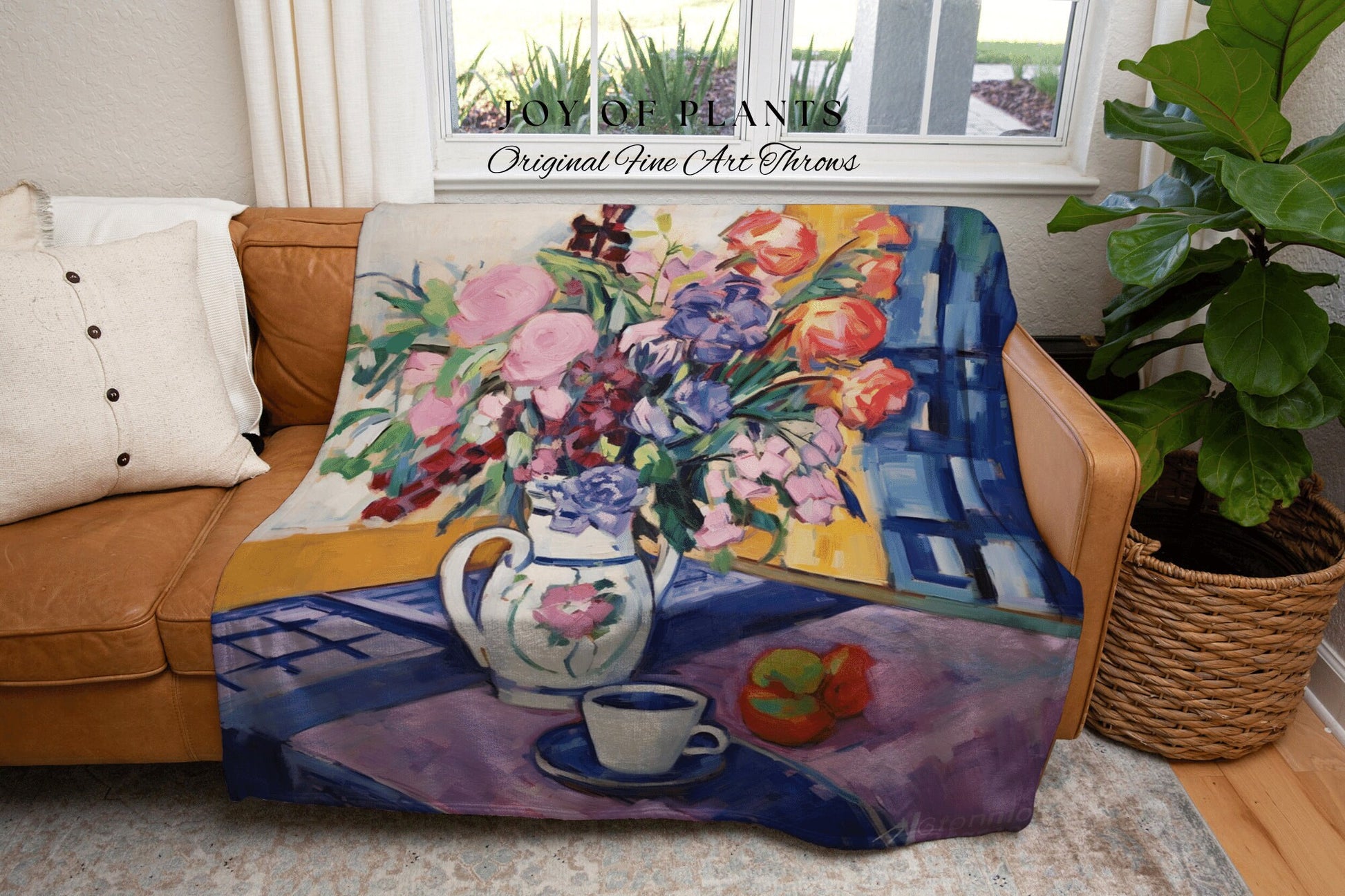 Floral Painting Fine Art Tapestry Woven Art Blanket | Decor Tapestry Art Henri Matisse Blanket Art History Gift Tapestry Woven Wall Hanging