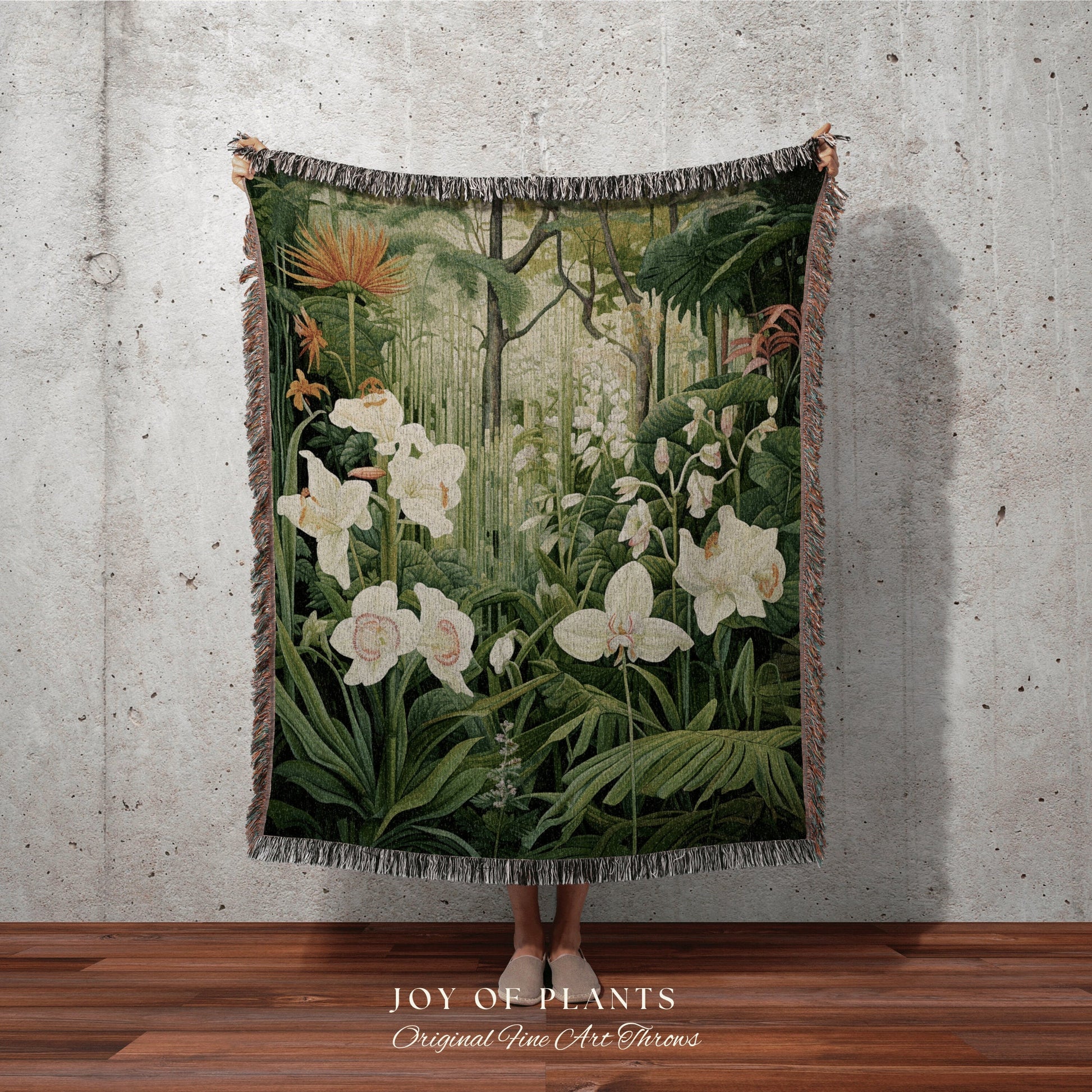 Moody Botanical Art Blanket | Nature Blanket Tapestry Botanical Fairy Grunge Room Decor Fairycore Floral Cottagecore Blanket Botanical Throw