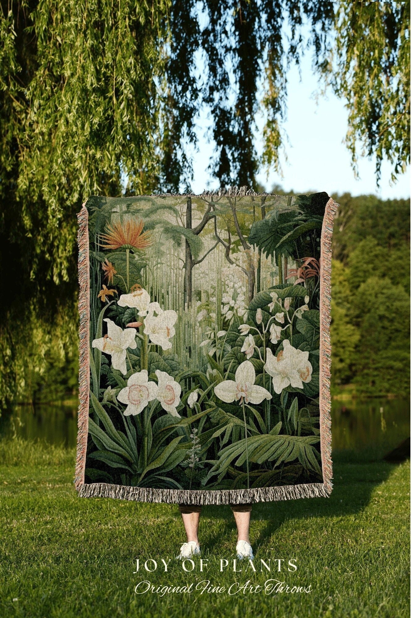 Botanical Fairy Grunge Room Decor Fairycore Floral Cottagecore Blanket Botanical Throw Moody Botanical Art Blanket Nature Blanket Tapestry