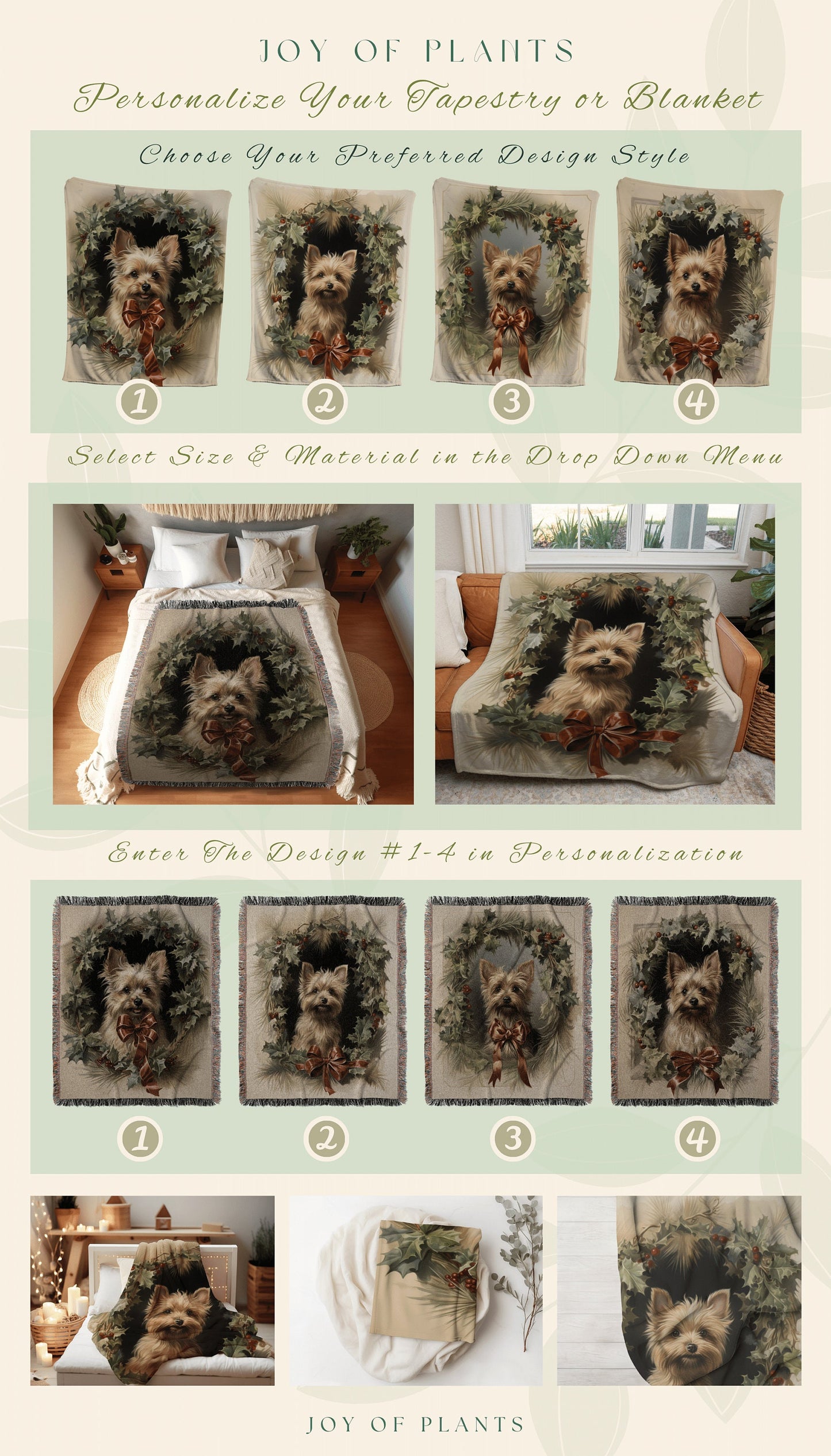 Yorkie Dog Blanket Vintage | Yorkie Dad Gift Blanket Terrier Mom Gift Funny Tapestry Family Christmas Dog Portrait Blanket Yorkie Painting