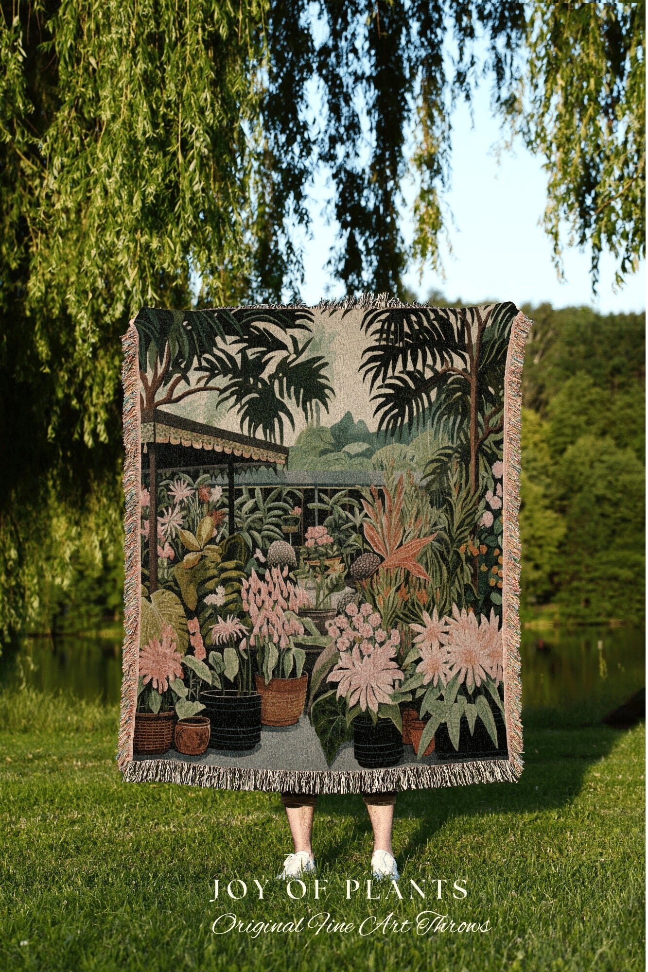 Plant Blanket Floral Decor | Nature Blanket Tapestry Botanical Fairy Grunge Room Decor Fairycore Floral Cottagecore Blanket Tropical Art |