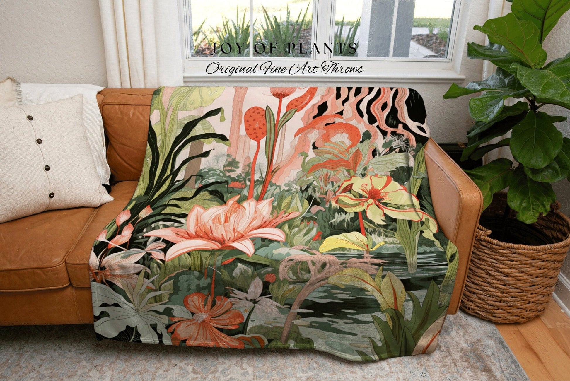 Boho Botanical Home Decor | Nature Blanket Tapestry Botanical Fairy Grunge Room Decor Fairycore Floral Cottagecore Blanket Floral Botanical