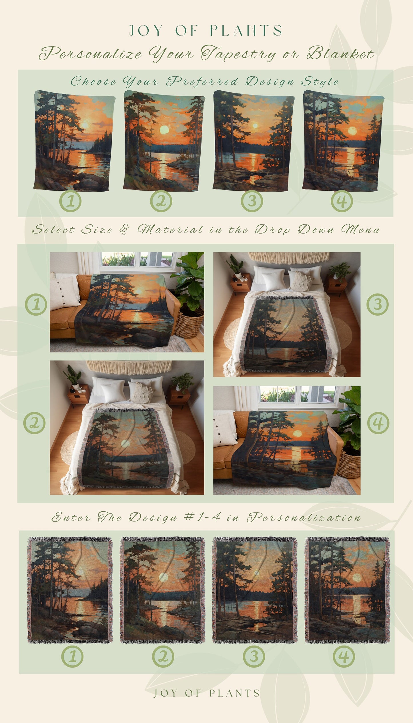 Moody Sunset Blanket | Boho Mountain Tapestry Rustic Home Decor Housewarming Gift Blanket Cactus Aesthetic Blanket Moody Lakehouse Wall Art