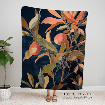 Tropical Houseplant Tapestry | Ficus Houseplant Blanket Tapestry Botanical Minimalist Room Decor Fairycore Floral Plant Lover Blanket Flroal