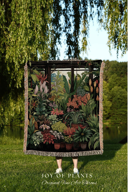 Eclectic Tapestry Blanket Botanical | Nature Blanket Tapestry Botanical Fairy Grunge Room Decor Fairycore Floral Cottagecore Blanket Floral