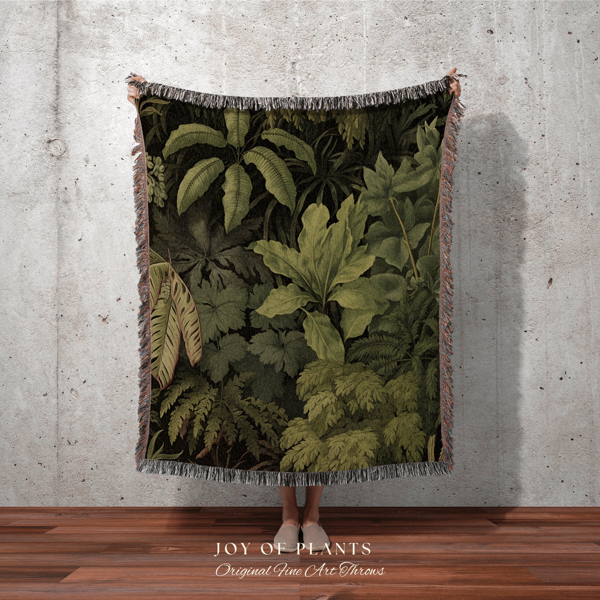 Greenery Throw Blanket Botanical | Nature Inspired Blanket Woven Tapestry Botanical Fairy Grunge Room Decor Fairycore Art Cottagecore Throw