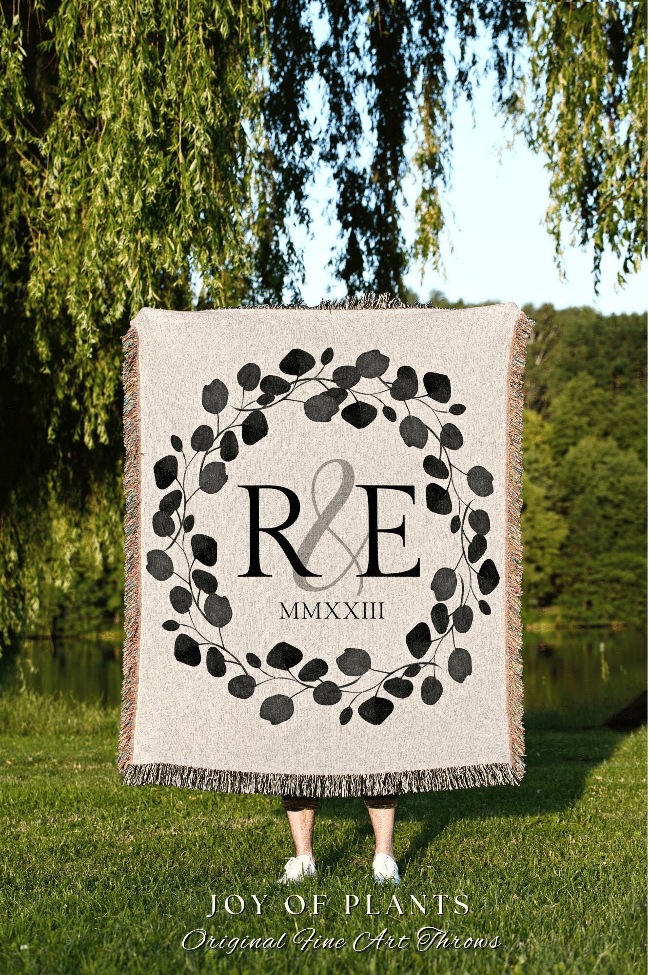 Newlyweds Gift Custom Couple Wedding Blanket Crushed Velvet Luxe Velvet Throw Couples Initials Personalized Throw Blanket Anniversary Gift