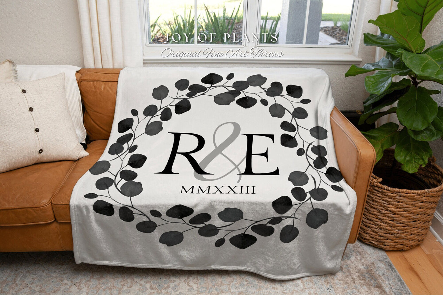 Newlyweds Gift Custom Couple Wedding Blanket Crushed Velvet Luxe Velvet Throw Couples Initials Personalized Throw Blanket Anniversary Gift