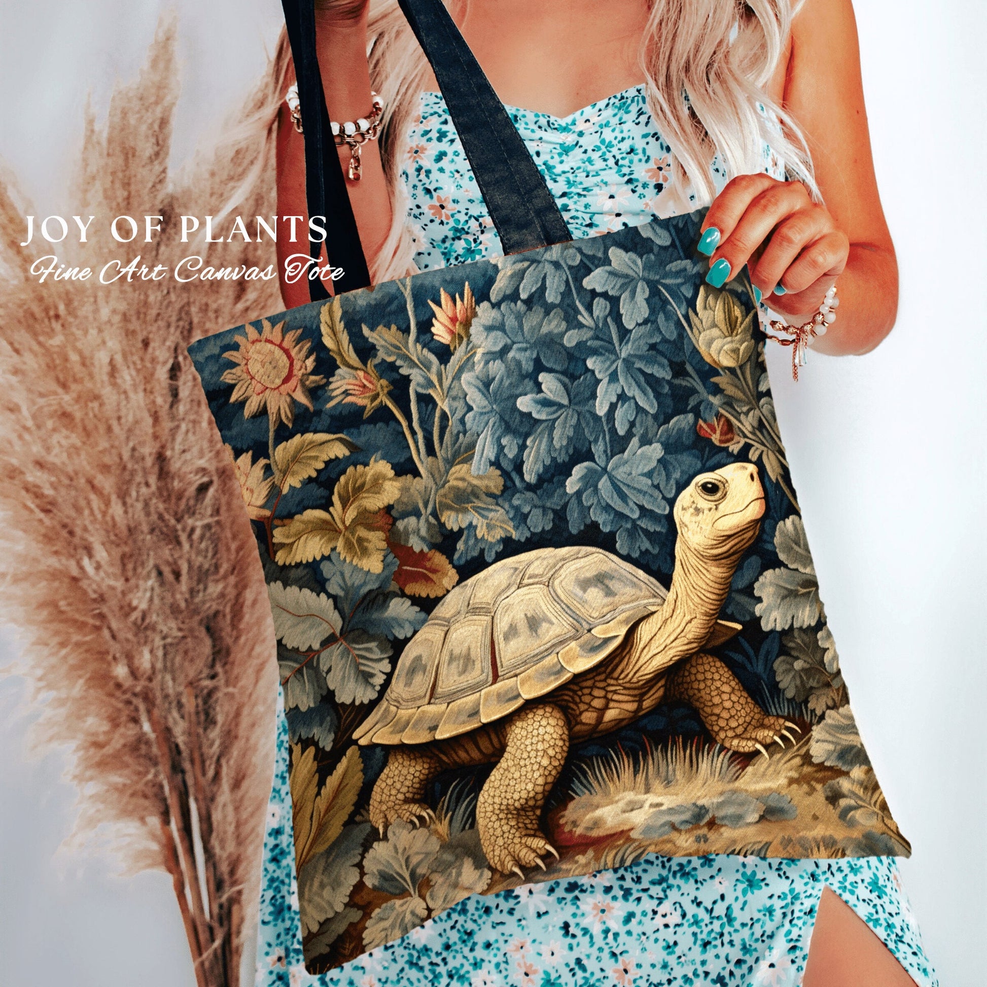 Tapestry Bag Tortoise Satchel Woven | Botanical Morris Inspired Tote Bag Forestcore Satchel Maximalist Tapestry Tote Botanical Fairy Grunge