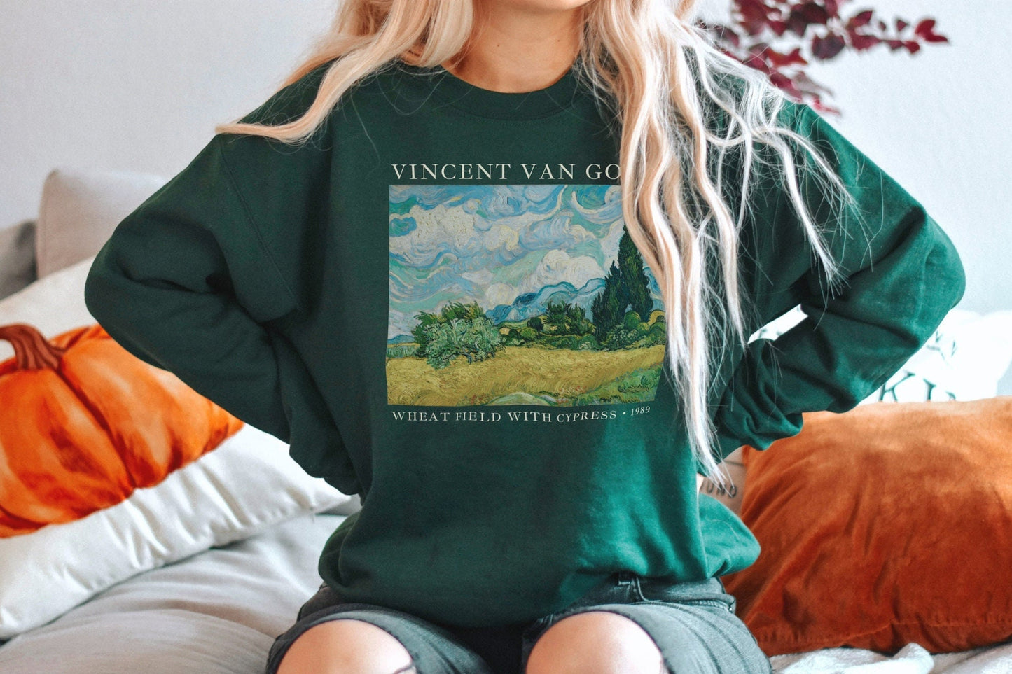 Van Gogh Print | Vintage Art Sweatshirt | Artist Aesthetic Clothing | Van Gogh Painting | Indie Womens Clothes | Sweatshirt, TShirt & Hoodie