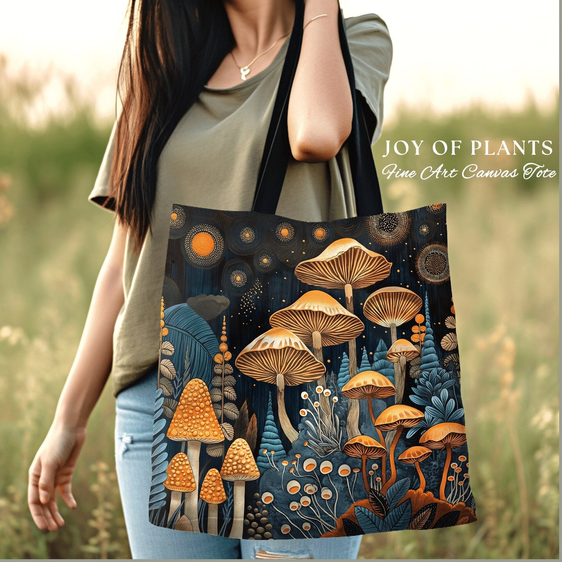 Fairycore Mushroom Bag | Eclectic Aesthetic Gift for Forager Fairy Core Toadstool Tote Woven Witchy Satchel Whimsical Mushroom Lover Gift |