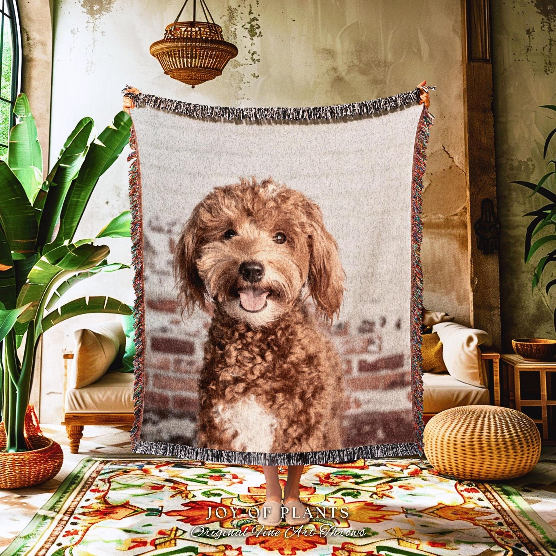 Custom Photo Blanket Personalized Picture Blanket Customizable Special Memory Cotton Woven Throw | Sentimental Gift Personalize Tapestry