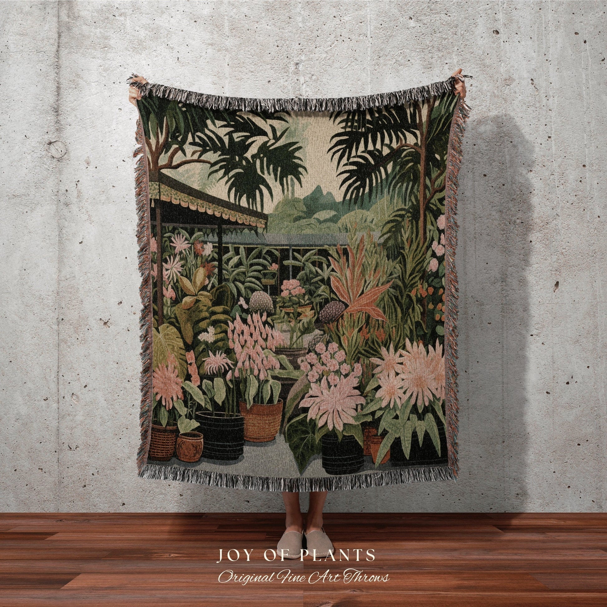 Plant Blanket Floral Decor | Nature Blanket Tapestry Botanical Fairy Grunge Room Decor Fairycore Floral Cottagecore Blanket Tropical Art |