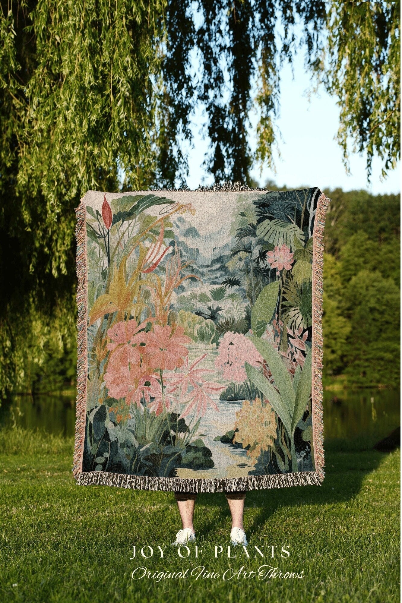 Wildflower Vintage Tapestry | Boho Blanket Tapestry Botanical Fairy Grunge Room Decor Fairycore Floral Cottagecore Blanket Floral Botanical