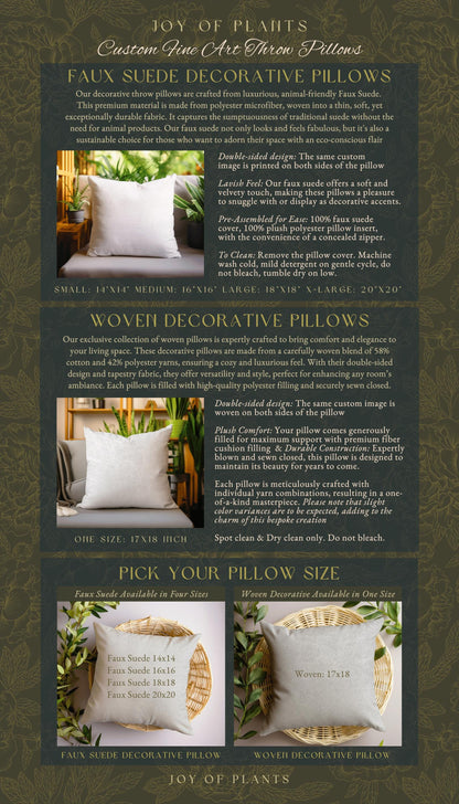 Jungle Inspired Emerald Green Pillow | Monstera Throw Pillow Moody Bedroom Woven Tapestry Cushion Trendy Tropigoth Room Accent Botanical |