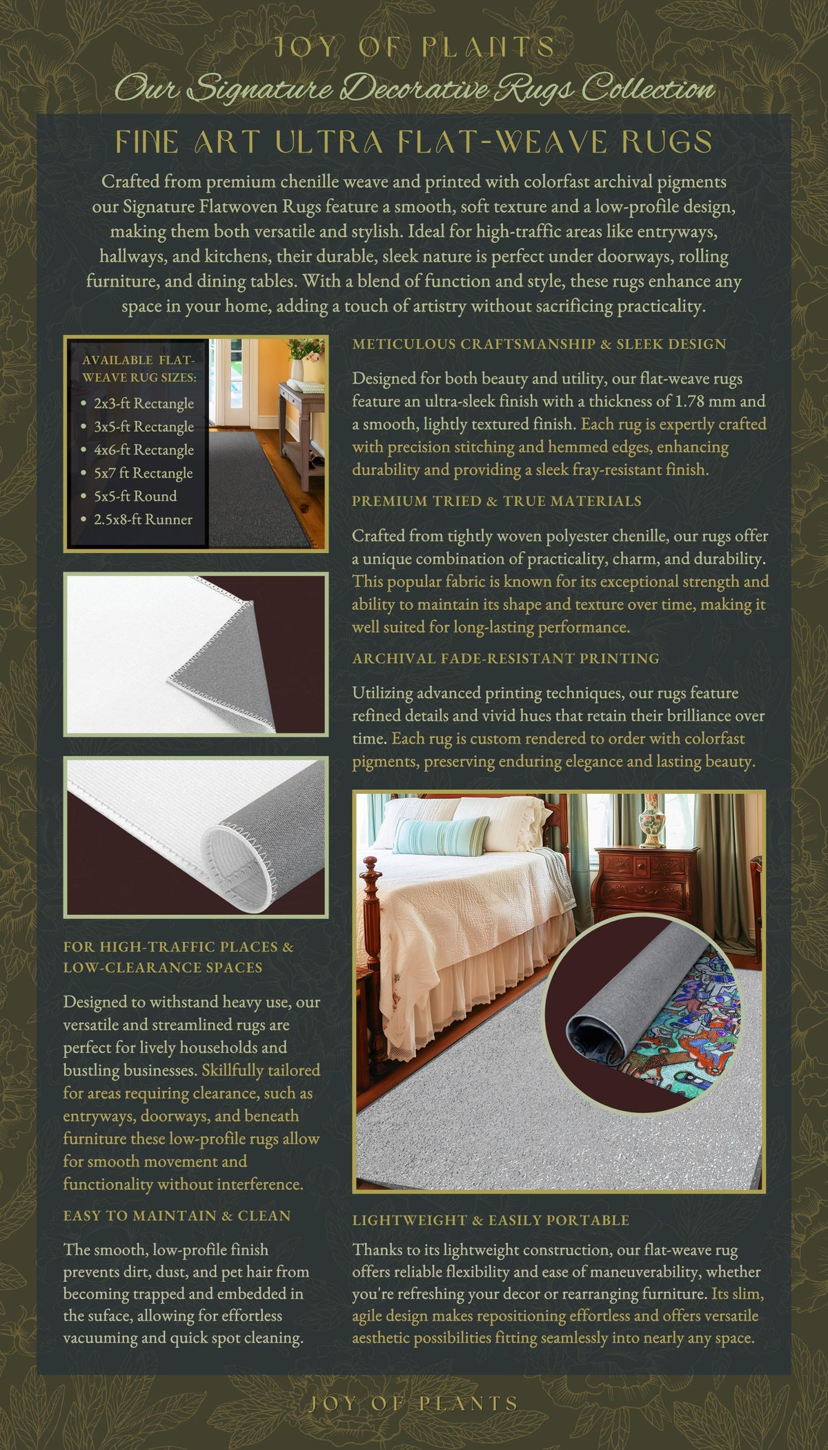 a brochure for a hotel with pictures of beds