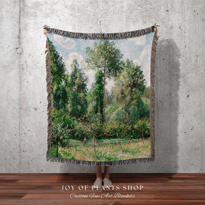 Botanical Landscape Tapestry Woven Vintage | French Tapestry Vintage Decor Botanical Landscape Tapestry | Woven Wall Hanging Tapestry Decor