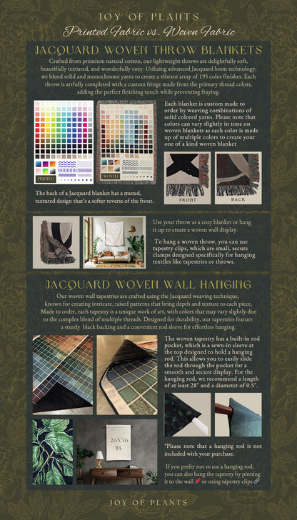 Retro Personalized Family Tree Blanket with Names Rustic Farmhouse Art Decor | Thoughtful Gift for Grandparents Custom Woven Tapestry Throw