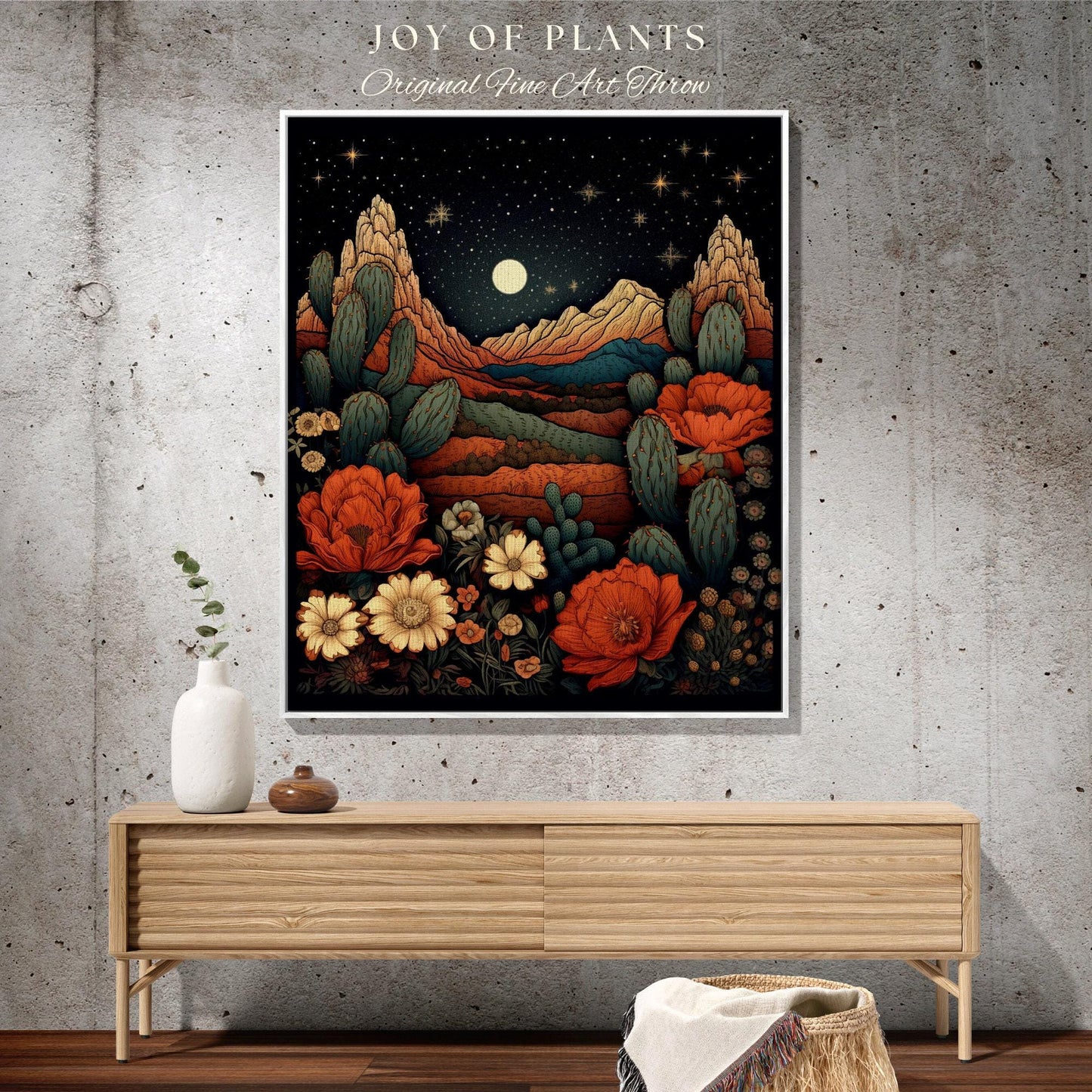 Rose Birth Flower June Birthday Custom Gift | Woven Blanket Personalized Birth Month Flower Tapestry | June Rose Room Decor Desert Rose Art